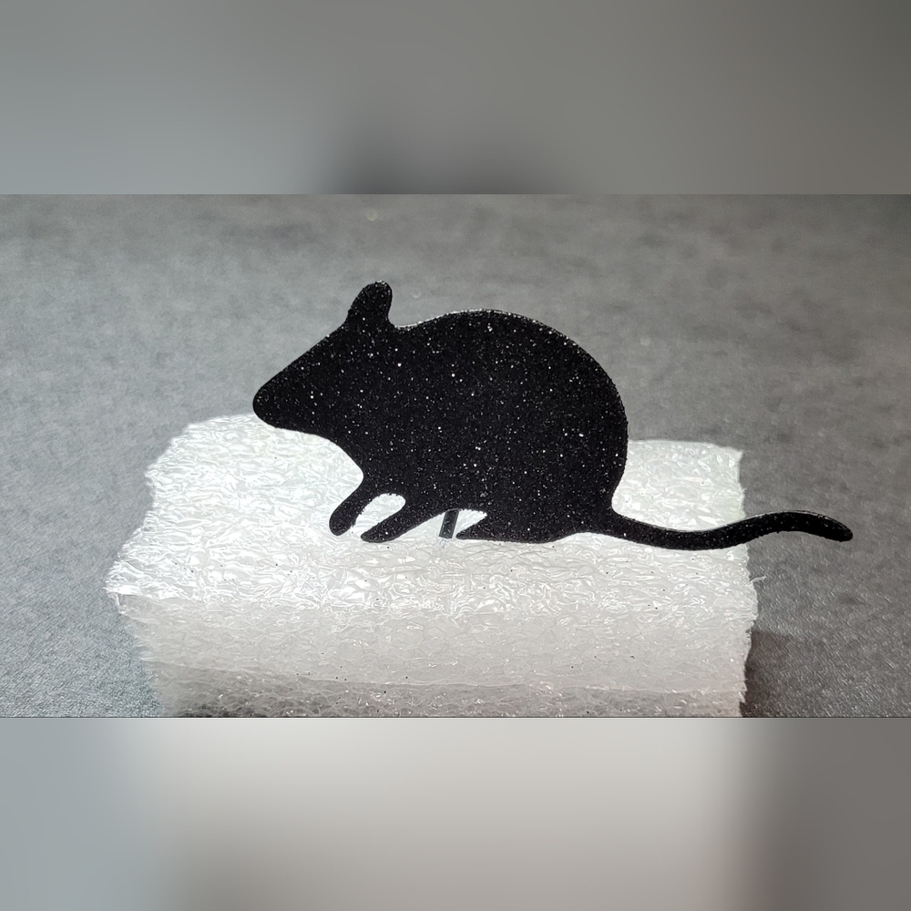 Halloween Metal Cat & Mouse Silhouette Decorative Set - Picture 13 of 15